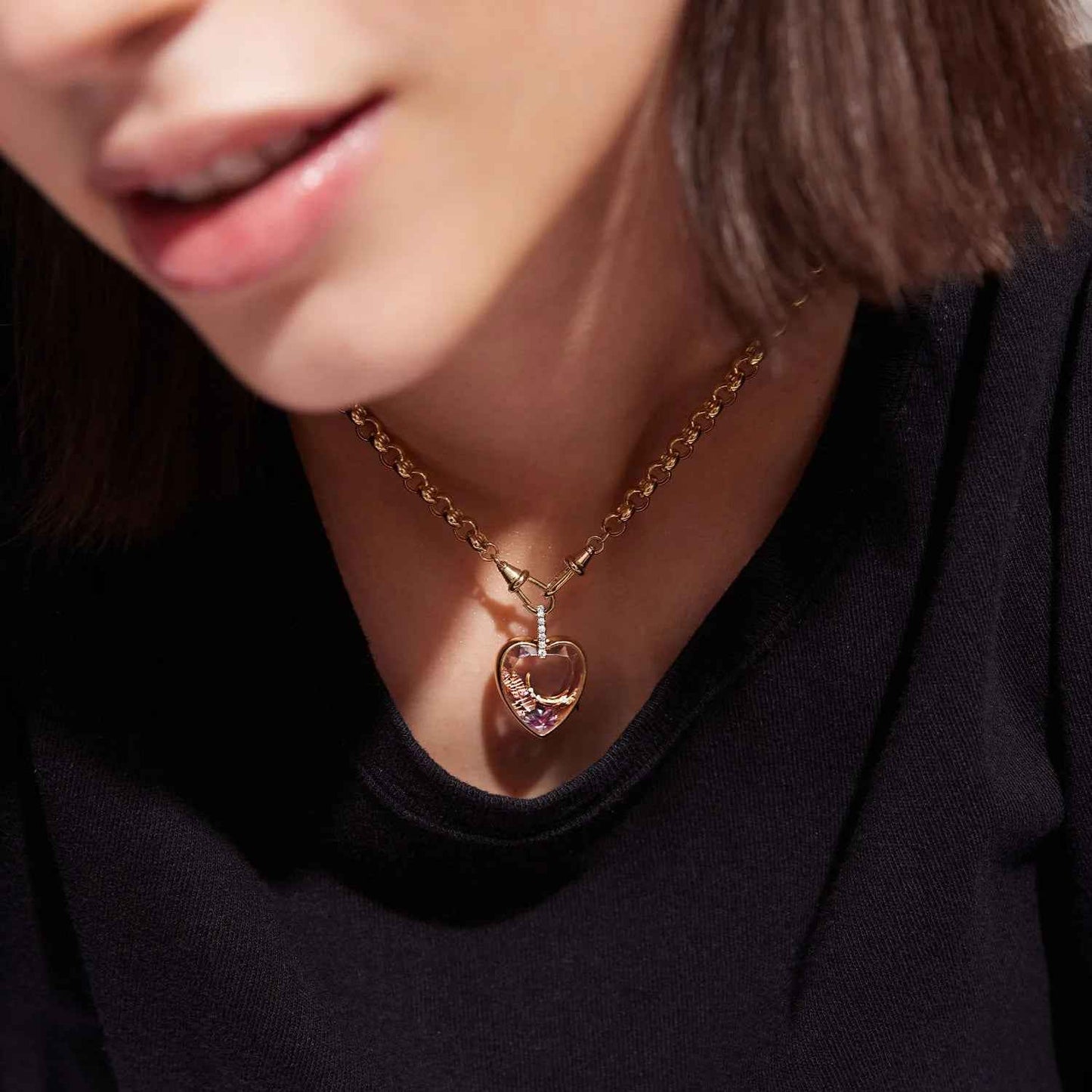 LOCKET™ — COLLIER MÉDAILLON À CHARMS PERSONNALISABLES