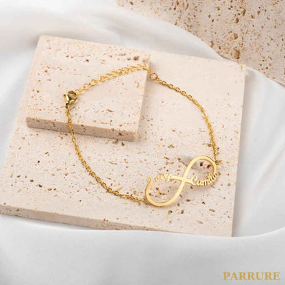 ÉTERNITY® - BRACELET INFINI PERSONNALISÉ