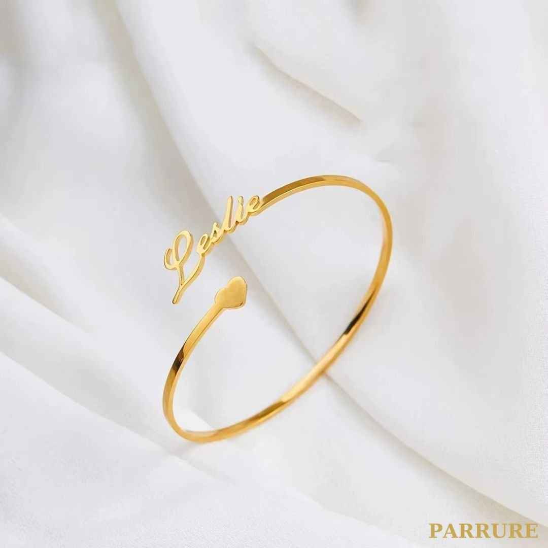 LOVA® - BRACELET COEUR PRÉNOM PERSONNALISÉ