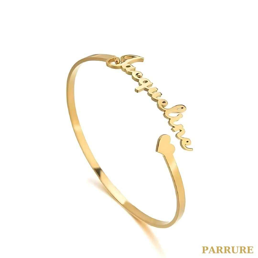 LOVA® - BRACELET COEUR PRÉNOM PERSONNALISÉ