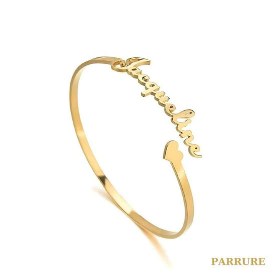 LOVA® - BRACELET COEUR PRÉNOM PERSONNALISÉ