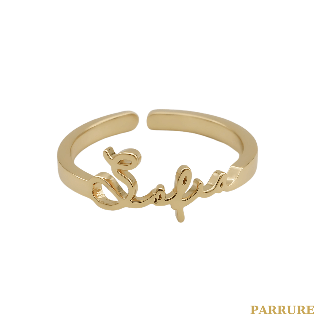 NOURA® - BAGUE PRÉNOM PERSONNALISÉE - Parrure