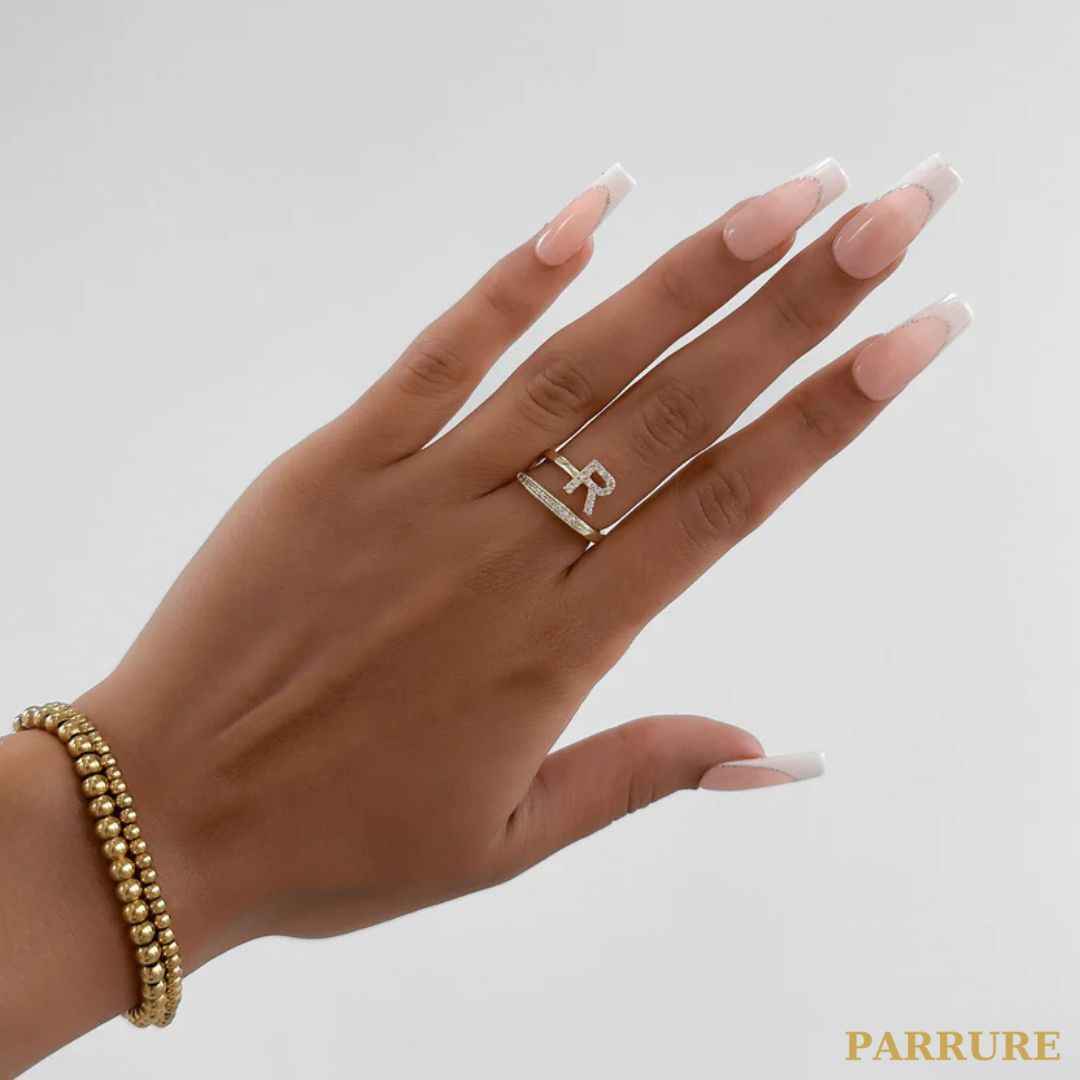 INITIALE® – BAGUE PERSONNALISÉE AVEC INITIALE