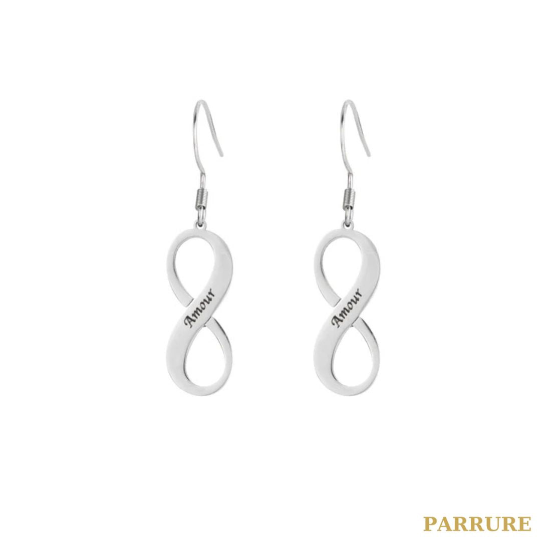 ETERNITY® - BOUCLES D'OREILLES INFINI PERSONNALISE - Parrure