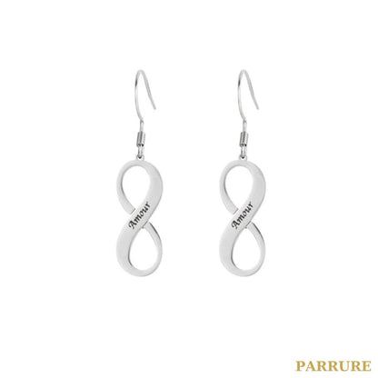 ETERNITY® - BOUCLES D'OREILLES INFINI PERSONNALISE - Parrure