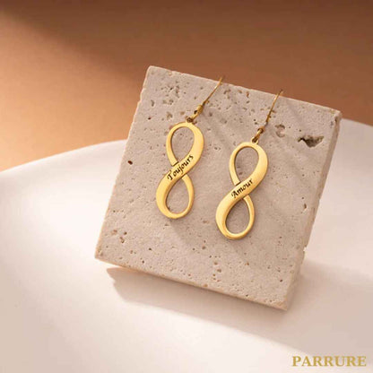 ETERNITY® - BOUCLES D'OREILLES INFINI PERSONNALISE