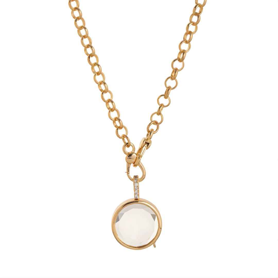 LOCKET™ — COLLIER MÉDAILLON À CHARMS PERSONNALISABLES