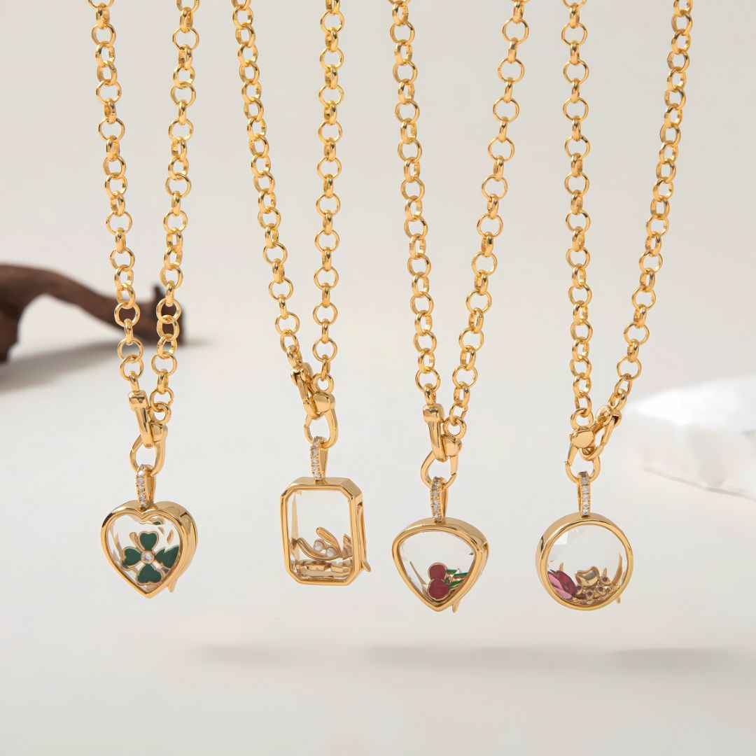 LOCKET™ — COLLIER MÉDAILLON À CHARMS PERSONNALISABLES
