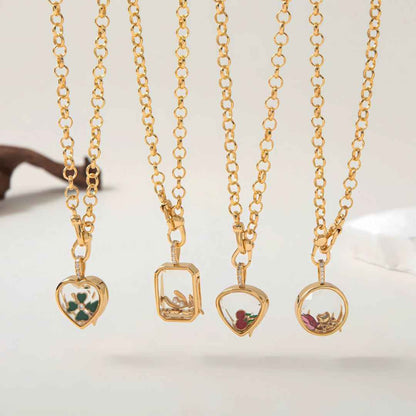 LOCKET™ — COLLIER MÉDAILLON À CHARMS PERSONNALISABLES