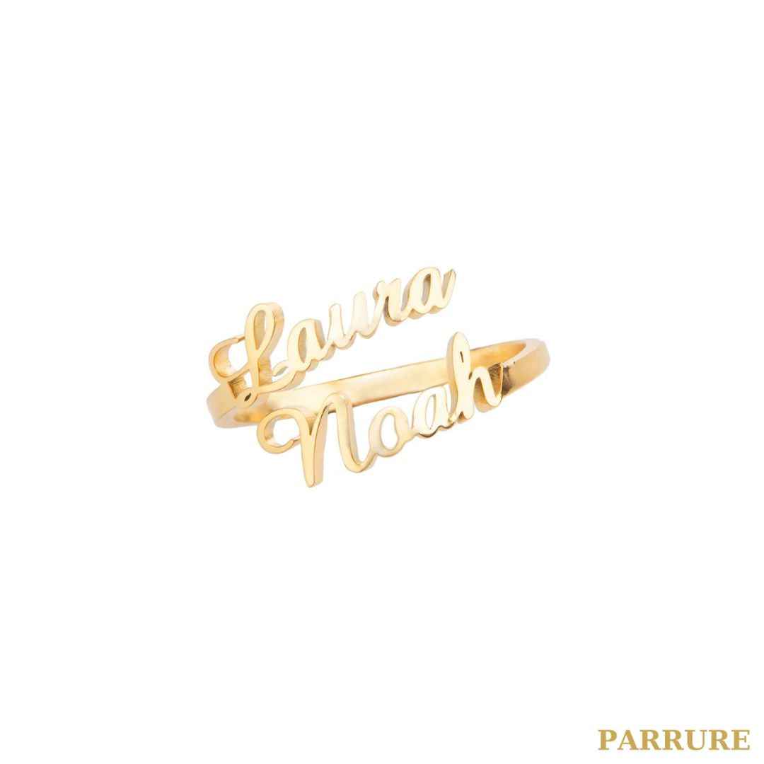 DUO® - BAGUE PRÉNOMS PERSONNALISÉE