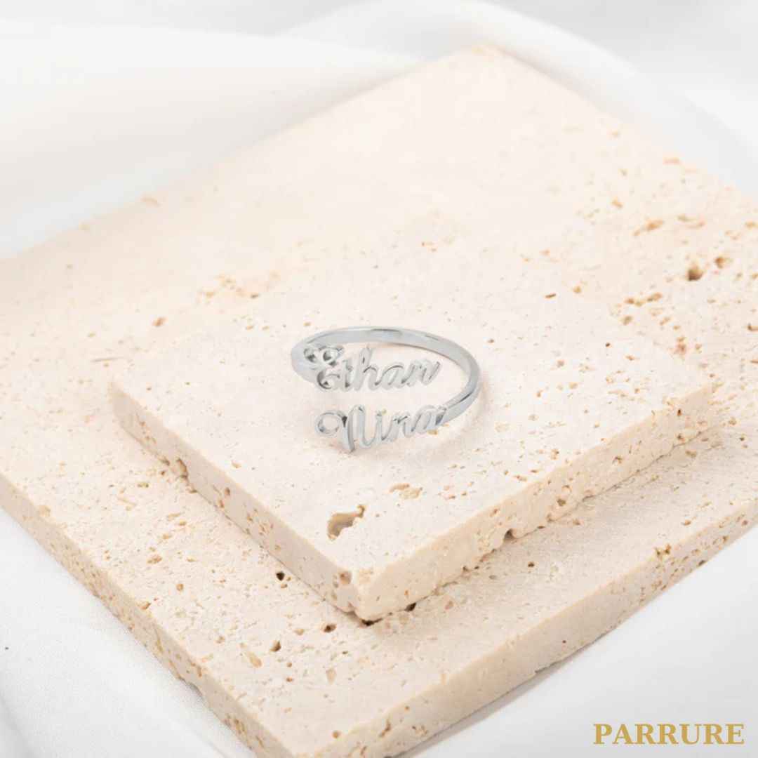 DUO® - BAGUE PRÉNOMS PERSONNALISÉE