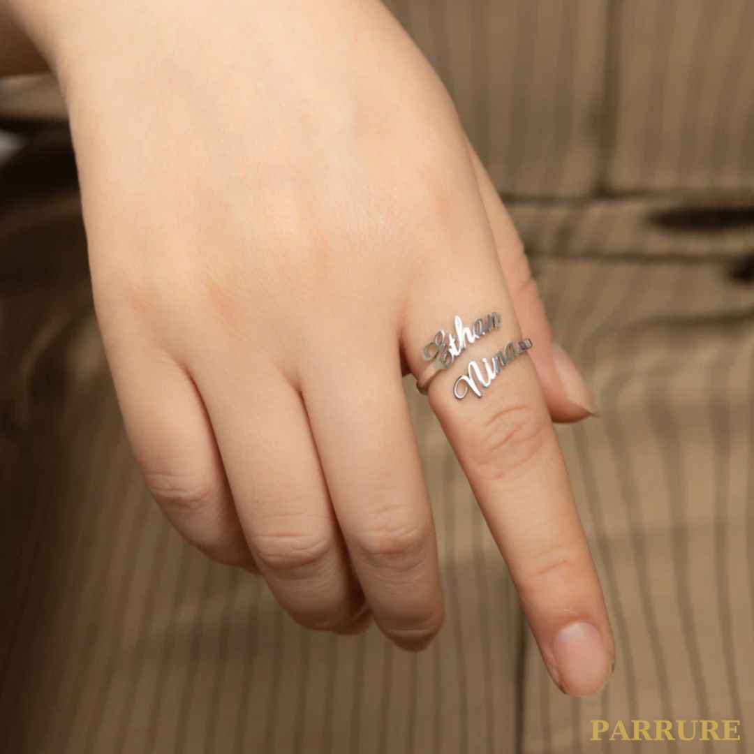 DUO® - BAGUE PRÉNOMS PERSONNALISÉE