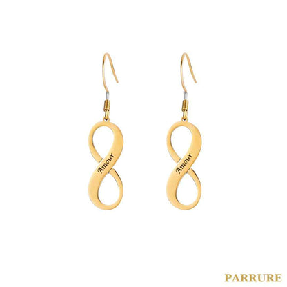 ETERNITY® - BOUCLES D'OREILLES INFINI PERSONNALISE