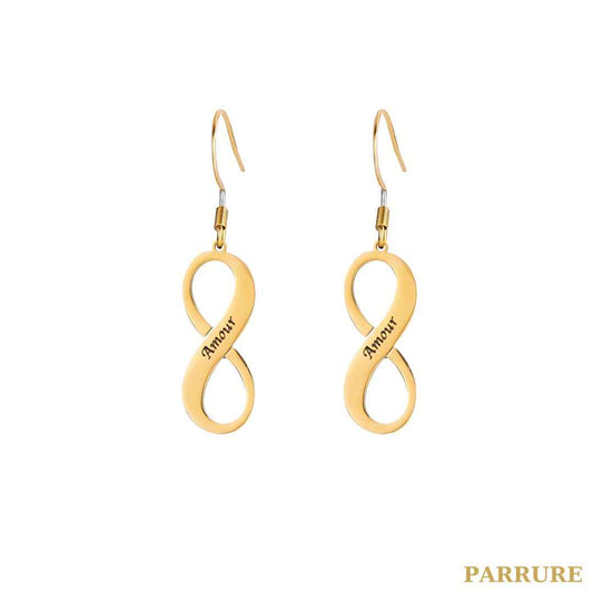ETERNITY® - BOUCLES D'OREILLES INFINI PERSONNALISE