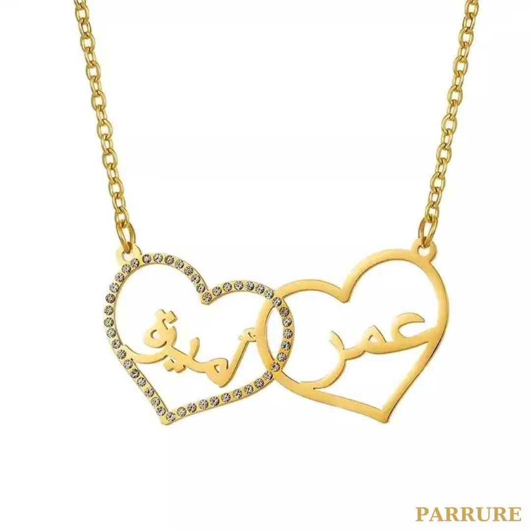 LOVA® - COLLIER PERSONNALISÉ COEURS