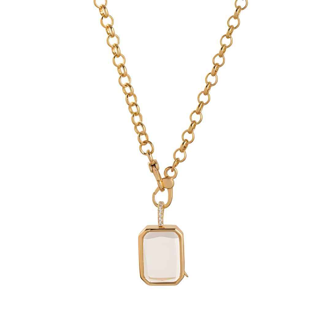 LOCKET™ — COLLIER MÉDAILLON À CHARMS PERSONNALISABLES